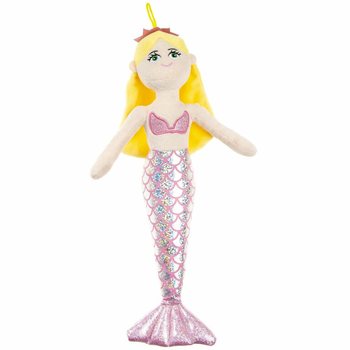 ตุ๊กตานางเงือกผ้ากำมะหยี่ขนาดใหญ่ 39 ซม. - คละสี (12 ชิ้น)