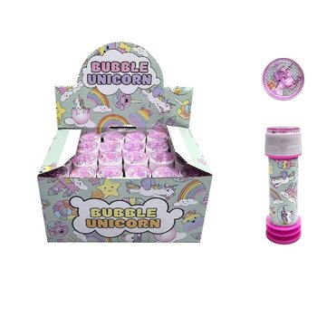 เป่าลูกโป่งสบู่ยูนิคอร์น 25ml ในกล่องโชว์ (24 ชิ้น)