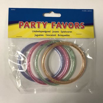 กำไลข้อมือกากเพชร 4 ชิ้น (12 ชิ้น)