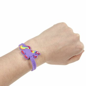 สร้อยข้อมือซิลิโคนยูนิคอร์น (12 ชิ้น) - คละสี