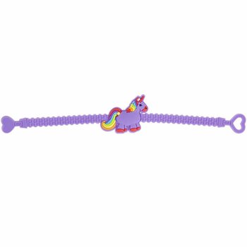 สร้อยข้อมือซิลิโคนยูนิคอร์น (12 ชิ้น) - คละสี