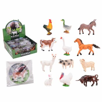 ANIMAL WORLD - ชุดสัตว์ฟาร์มในดิสเพลย์ (36 ชิ้น)