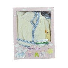 เสื้อคลุมอาบน้ำเด็ก BABY BOW สีเหลือง / น้ำเงิน