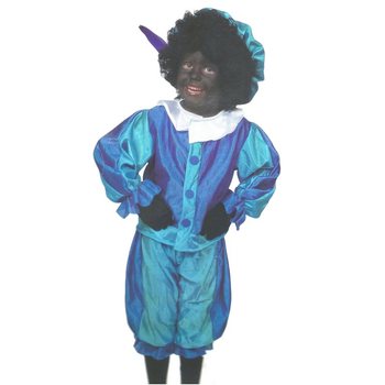 ชุดแฟนซี Zwarte Piet สำหรับเด็กผู้ชาย – ไซส์ 110 (อายุ 4-6 ปี)