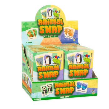เกมการ์ด ANIMAL SNAP - การ์ดรูปสัตว์ 36 ใบ - ในกล่องดิสเพลย์ (12 ชิ้น)