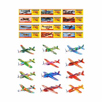 เครื่องบินโฟมประกอบ (12 ชิ้น)