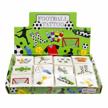 แทททูฟุตบอลแสนสนุก - กล่องโชว์ 48 แพ็ค (แทททู 12 ชิ้นต่อแพ็ค)