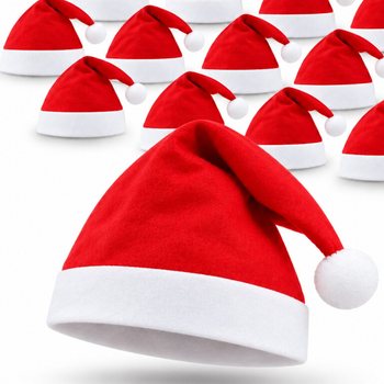 หมวกคริสต์มาสมาตรฐาน - Xmas Cap (แพ็ก 12 ชิ้น)