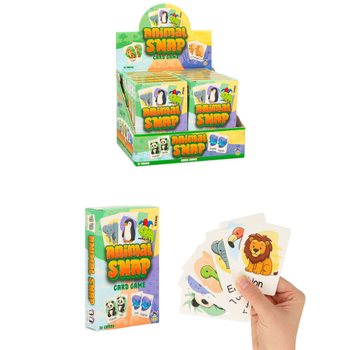 เกมการ์ด ANIMAL SNAP - การ์ดรูปสัตว์ 36 ใบ - ในกล่องดิสเพลย์ (12 ชิ้น)