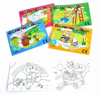 สมุดระบายสีเล่มเล็กคละแบบ (48 เล่ม)