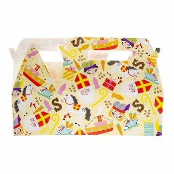 กล่องเมนู ลายซินเตอร์คลาส (Sinterklaas) - 22.5 x 12 x 9.5 ซม. (24 ชิ้น)