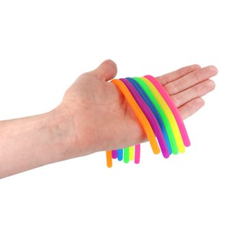 เส้นยางยืดของเล่น Stretchy Strings - คละสี - บรรจุในกล่องโชว์ (144 ชิ้น)