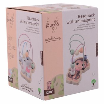 JOUECO&reg; ของเล่นไม้ขดลวดรูปสัตว์ - สำหรับเด็ก 12 เดือนขึ้นไป