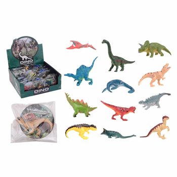 ANIMAL WORLD - ฟิกเกอร์ไดโนเสาร์ในกล่องโชว์ (36 ชิ้น)