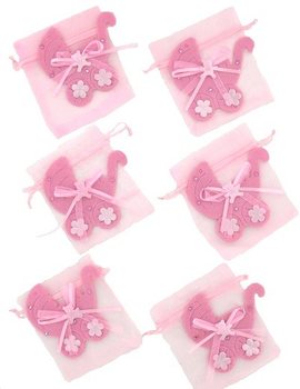 ถุงของขวัญเด็กแรกเกิด - สีชมพูพาสเทล (12 ชิ้น)