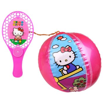 ชุดไม้แร็กเก็ตลูกบอลยางยืด Hello Kitty (12 ชิ้น)