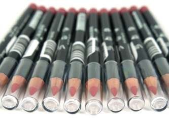 ดินสอเขียนขอบปากและขอบตา สีแดง (12 แท่ง)