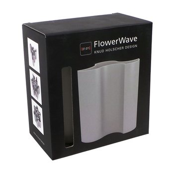 D-ZN - แจกันดอกไม้ FLOWERWAVE - สีขาว (1 ชิ้น)