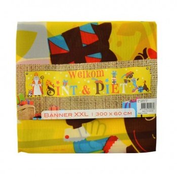 ป้ายต้อนรับ Sinterklaas & Piet XXL 300 X 60 CM (7 ชิ้น)