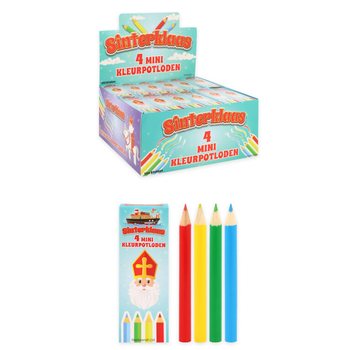 ดินสอสี Sinterklaas เซ็ต 4 ชิ้น ในกล่องโชว์ (120 ชุด)
