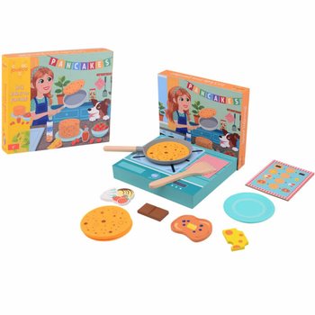 JOUECO - ชุดของเล่นทำแพนเค้กไม้ - สำหรับเด็กอายุ 3 ปีขึ้นไป (1 ชิ้น)