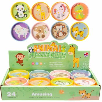 เกมฝึกสมาธิลายสัตว์แสนสนุกในกล่องโชว์ (24 ชิ้น)