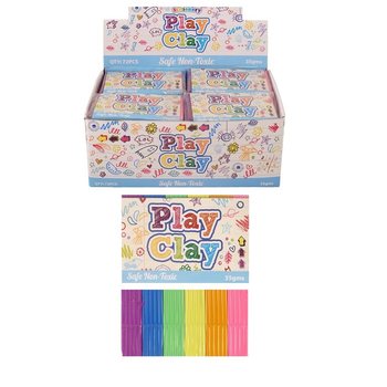 ดินน้ำมัน 6 สี (35 กรัม) - ในกล่องโชว์ (72 ชิ้น)
