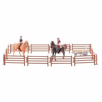 MY LOVELY HORSE - XL - ของเล่นม้า 2 ตัว พร้อมคอกม้าขนาดใหญ่ - ในกล่องของขวัญ (1 ชิ้น)