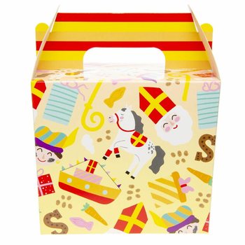 กล่องอาหารเมนู SINTERKLAAS / กล่องของขวัญ 14x10x17 ซม. (12 ชิ้น)