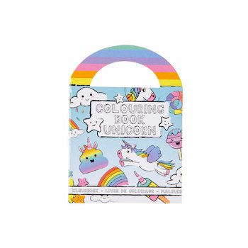 สมุดระบายสียูนิคอร์นเล่มเล็กพร้อมสติกเกอร์ (48 ชิ้น)