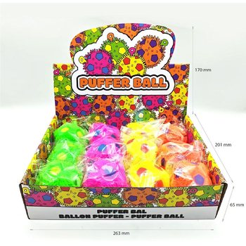 บอลหนาม PUFFER - 6.5CM - ในกล่องโชว์ (12 ชิ้น)