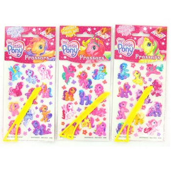 สติกเกอร์ลอกลายเขียนแบบถู มายลิตเติ้ลโพนี่ (24 ชิ้น)
