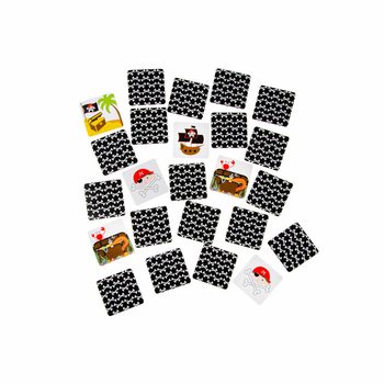 เกมการ์ดหน่วยความจำธีมโจรสลัด (ชุด 12 ชิ้น)