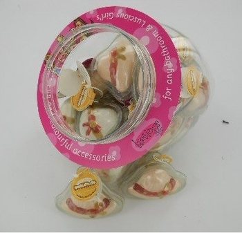 สบู่สปาเม็ดฟู่สำหรับอาบน้ำ รูปทรงหมวก (24 ชิ้น)