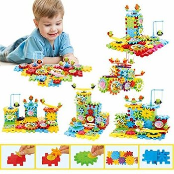 บล็อกต่อหมุนได้มีมอเตอร์ FUNNY BRICKS (2 ชิ้น)
