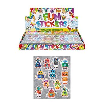 สติกเกอร์แสนสนุก – ลายหุ่นยนต์ (120 ชิ้น)