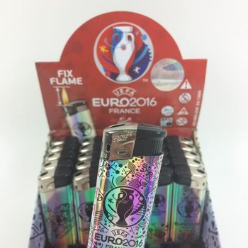 ไฟแช็กไฟฟ้า UEFA EURO 2016 พร้อมกล่องโชว์ - 50 ชิ้น (หมดแล้วหมดเลย)