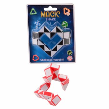 งูวิเศษ MAGIC SNAKE - ของเล่นงูบิด 3 มิติ แพ็กการ์ด (24 ชิ้น)