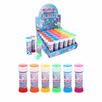 เป่าฟองสบู่ นางเงือก 50ml พร้อมเกมฝึกสมาธิ (ดิ스เพลย์ 36 ชิ้น)