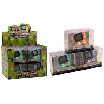 เครื่องเล่นเกมกดตึก - คละสี - ในกล่องโชว์ (12 ชิ้น)