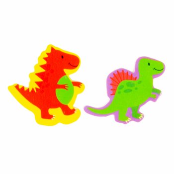 ยางลบไดโนเสาร์แพ็ค 2 ชิ้น ในกล่องโชว์ (36 ชุด)