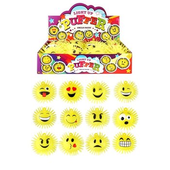 ลูกบอลมีไฟ Smili Puffer ในกล่องดิสเพลย์ (12 ชิ้น)