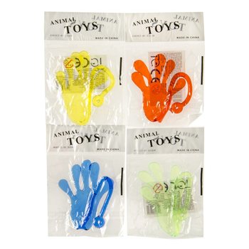 มือเหนียวติดหนึบมีเชือก - คละสี (48 ชิ้น)