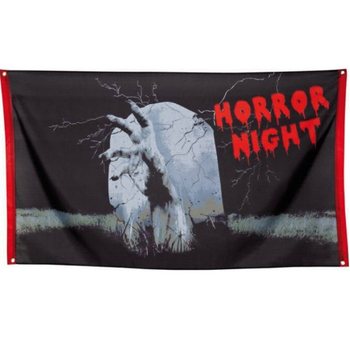 ป้ายแบนเนอร์ Horror Night ขนาดใหญ่ 150 x 90 ซม. (7 ชิ้น)