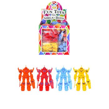 หุ่นยนต์ TRANSFORMERS สำหรับตู้หมุนรางวัลพร้อมกล่องโชว์ (24 ชิ้น)