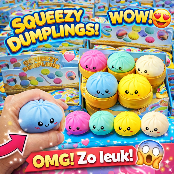RAGE - สกุชชี่ซาลาเปา เสี่ยวหลงเปา Dumpling Bun Squishy