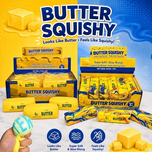 RAGE - สกุชชี่เนย Butter Squishy - ของเล่นบีบคลายเครียด