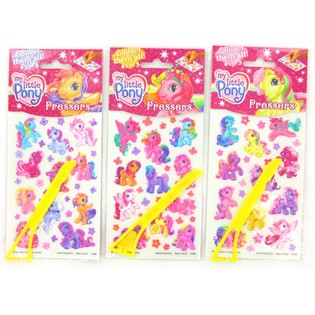 สติกเกอร์ลอกลายเขียนแบบถู มายลิตเติ้ลโพนี่ (24 ชิ้น)