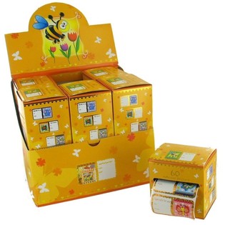 สติกเกอร์ของขวัญ/การ์ด - ลายสัตว์ (12 ชิ้น)
