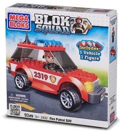 ตัวต่อ MEGABLOKS BLOK SQUAD รถ SUV ดับเพลิง - 2432 (2 ชิ้น)